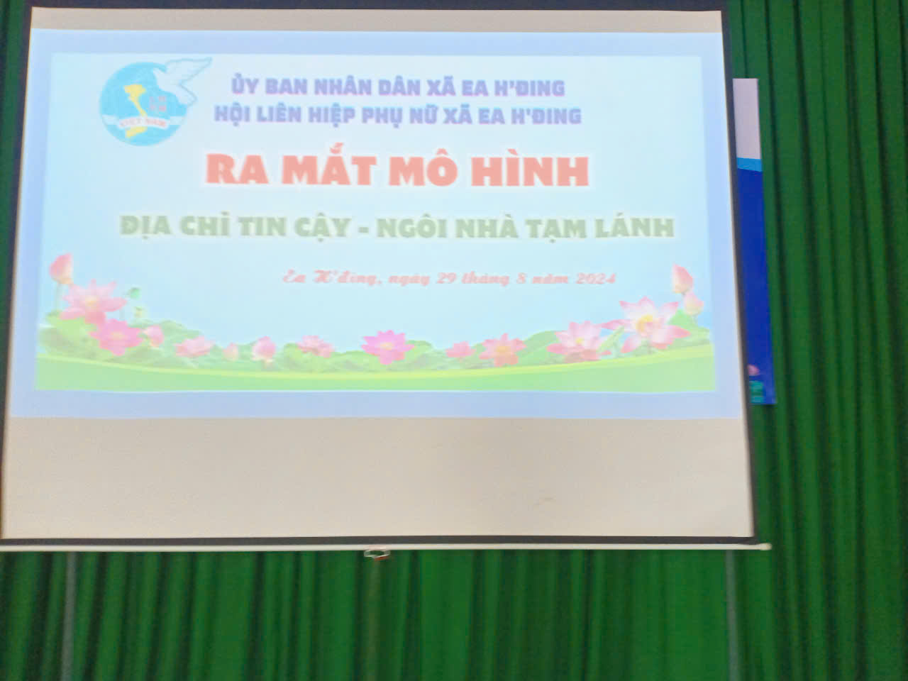 Xã Ea H'đing ra mắt Mô hình Địa chỉ tin cậy - Nhà tạm lánh